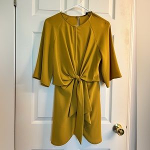 Topshop mustard dress